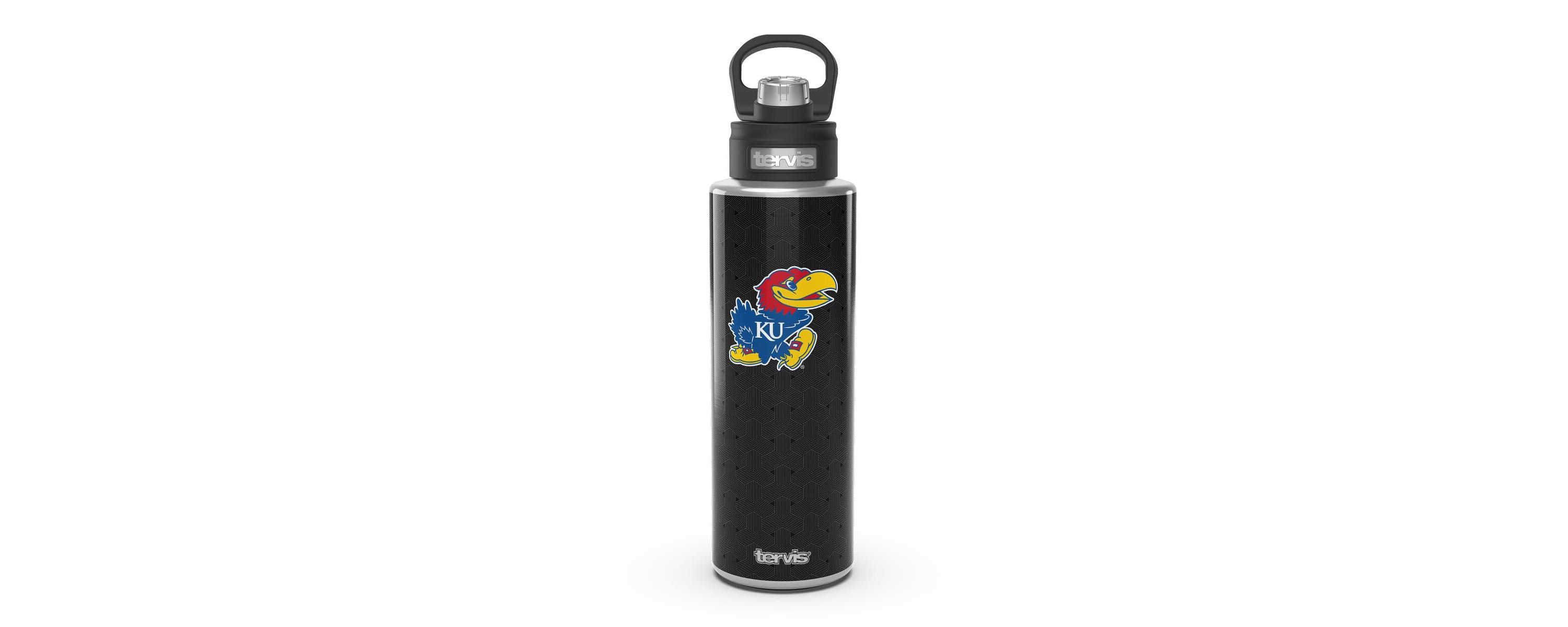 NCAA Kansas Jayhawks 40oz. Weave Wide Mouth Water Bottle