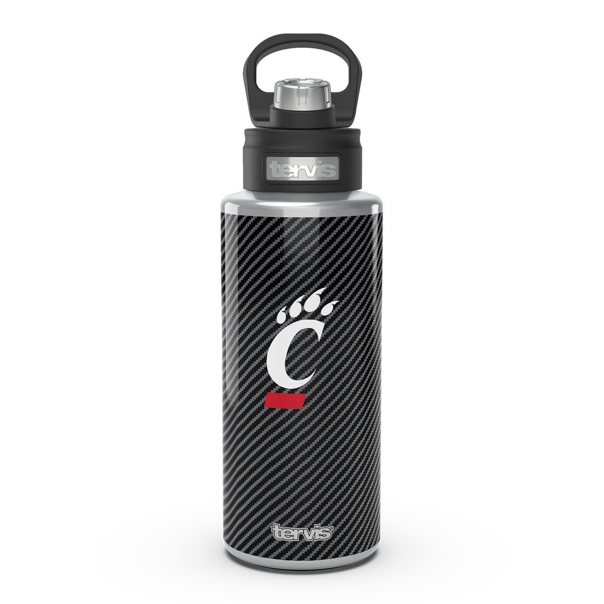 NCAA Cincinnati Bearcats 32oz. Carbon Fiber Wide Mouth Water Bottle