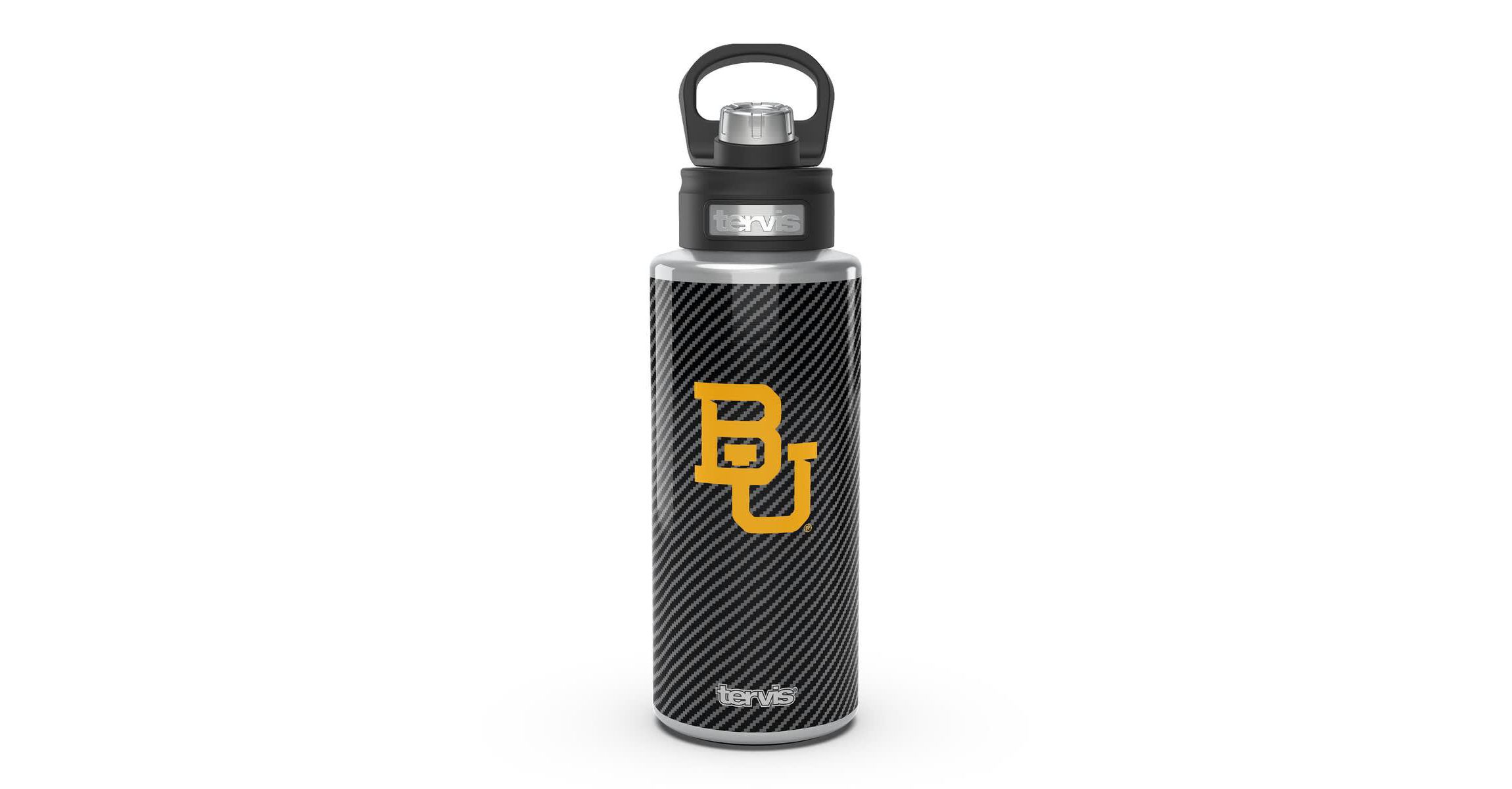 NCAA Baylor Bears 32oz. Carbon Fiber Wide Mouth Water Bottle