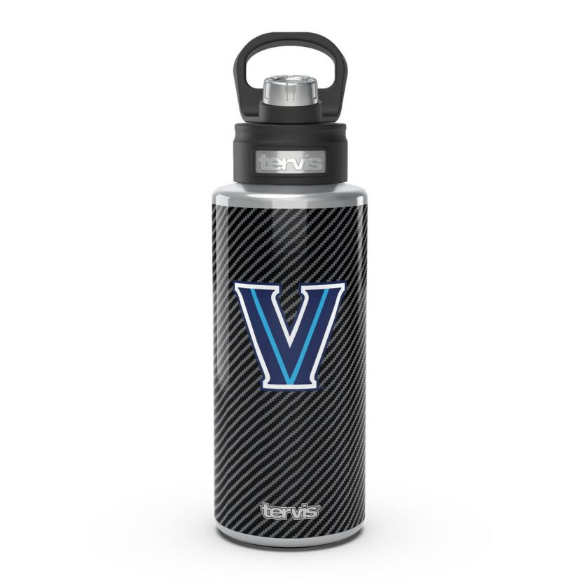 NCAA Villanova Wildcats 32oz. Carbon Fiber Wide Mouth Water Bottle
