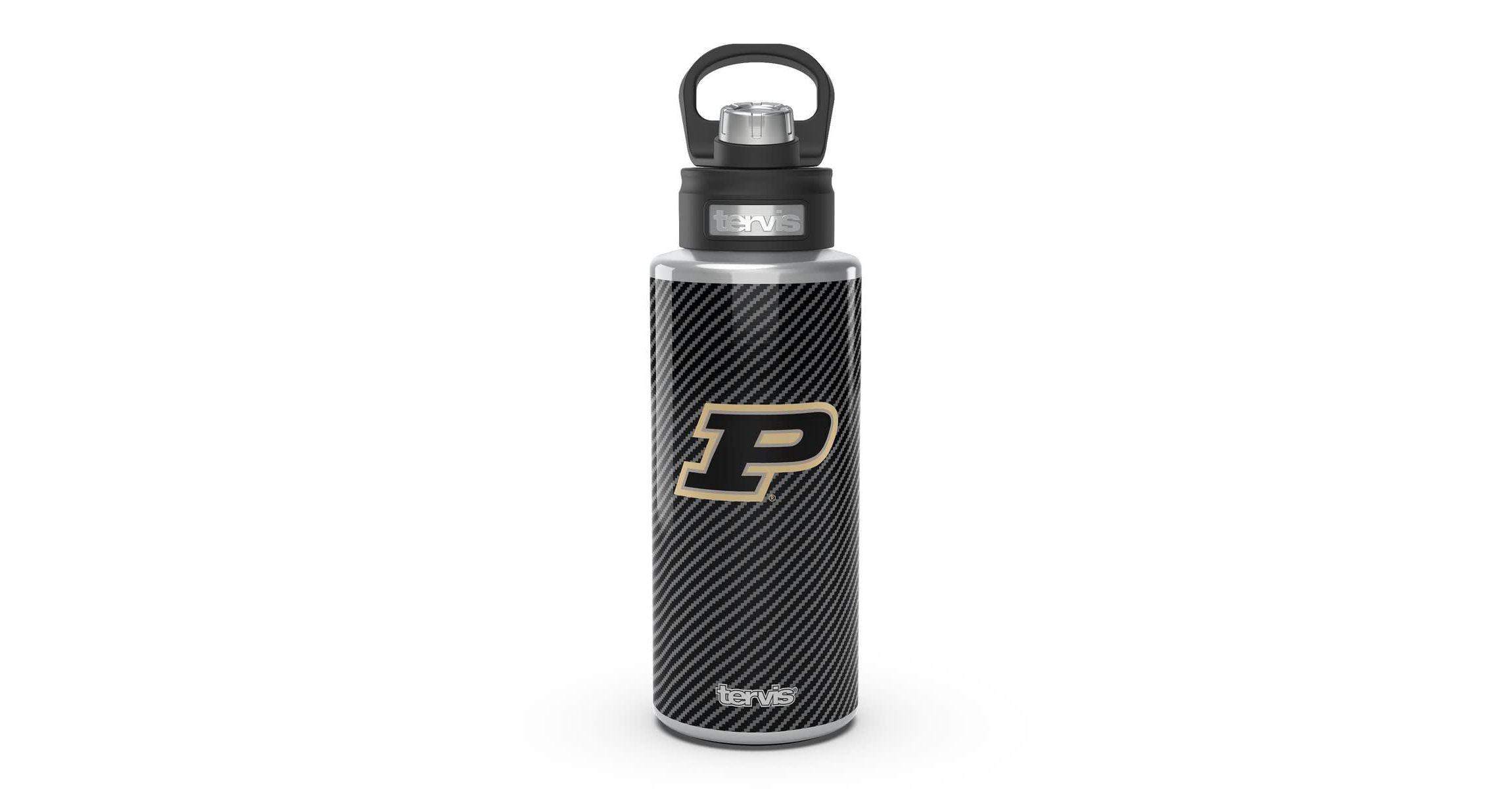 NCAA Purdue Boilermakers 32oz. Carbon Fiber Wide Mouth Water Bottle