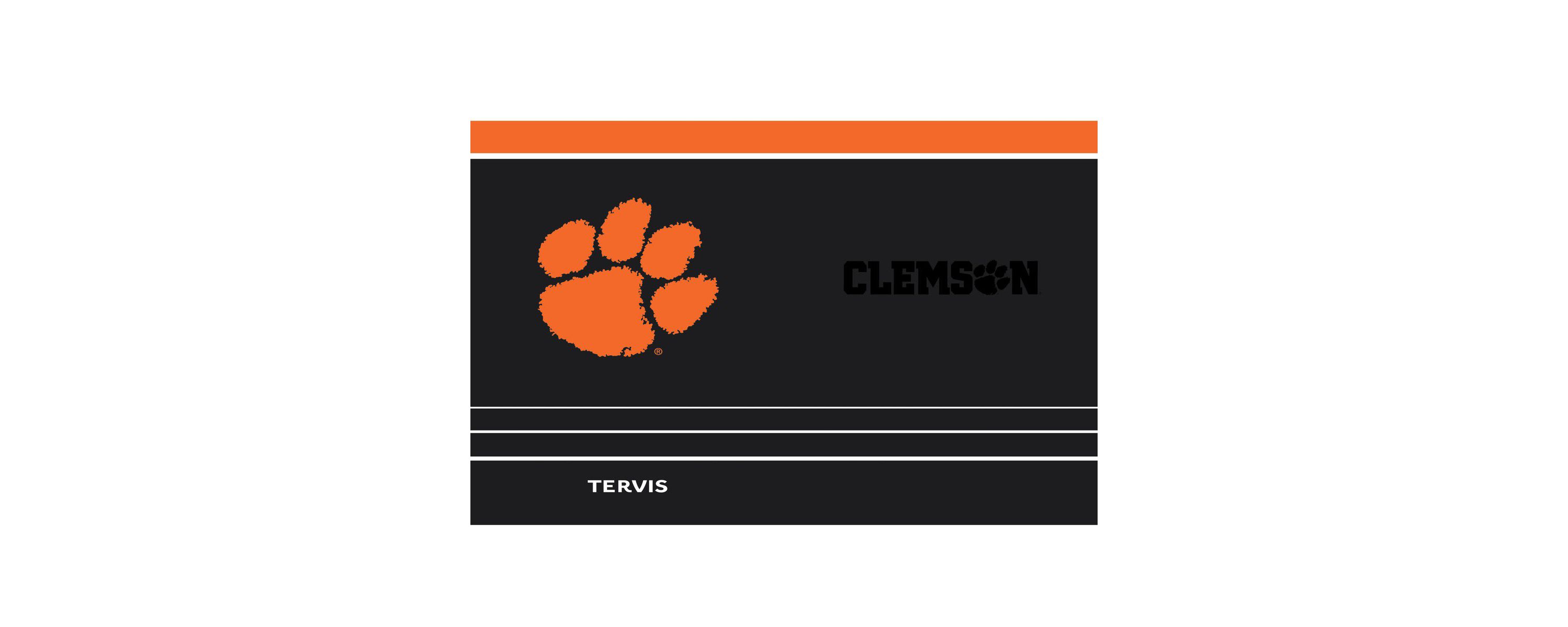 NCAA Clemson Tigers 30oz. Night Game Tumbler with Straw