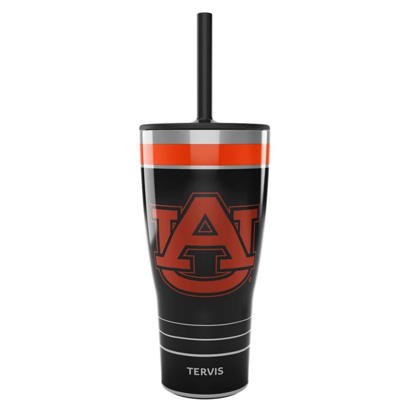NCAA Auburn Tigers 30oz. Night Game Tumbler with Straw
