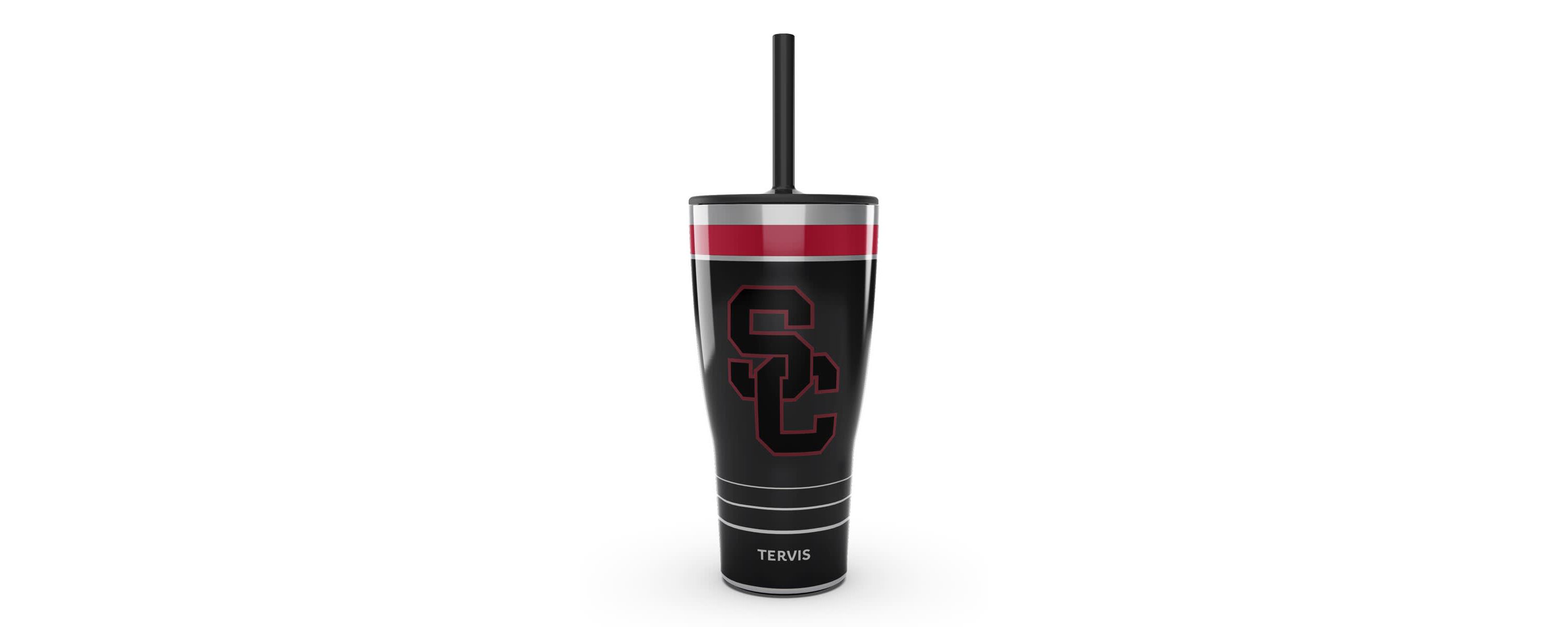 NCAA USC Trojans 30oz. Night Game Tumbler with Straw