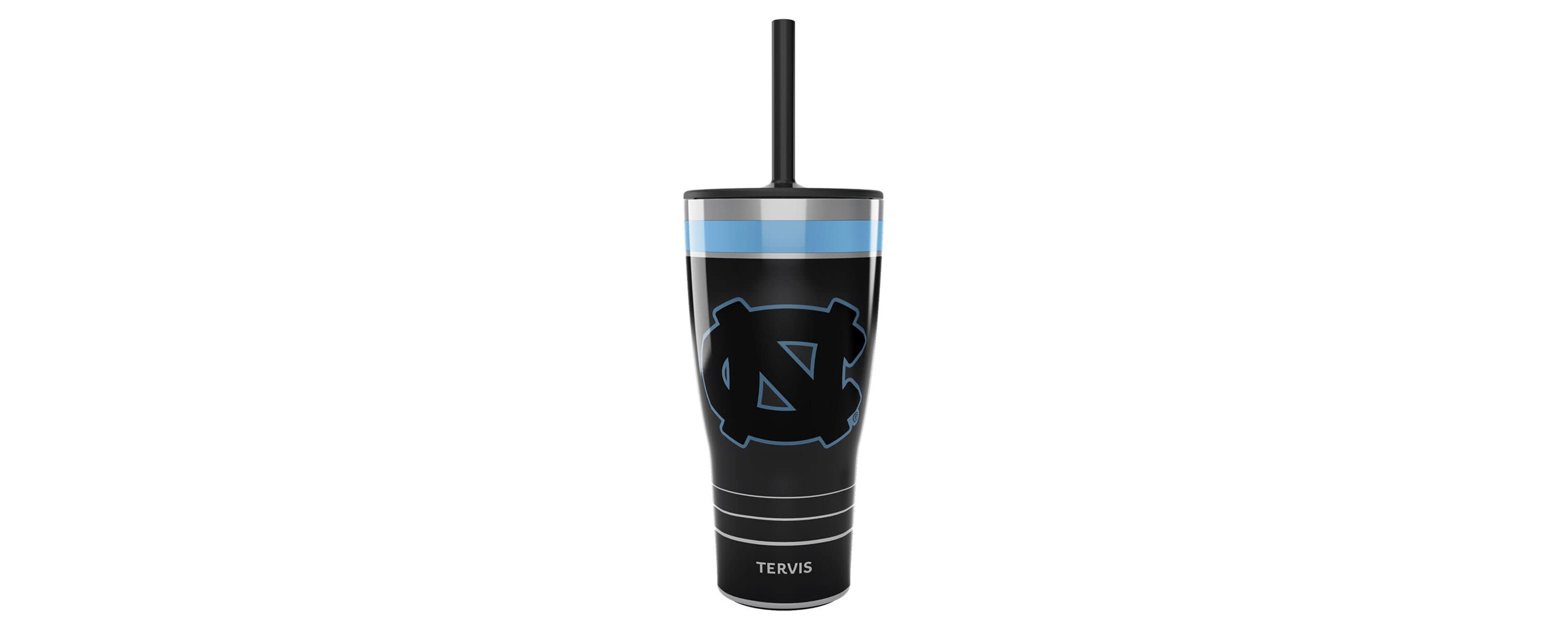 NCAA North Carolina Tar Heels 30oz. Night Game Tumbler with Straw