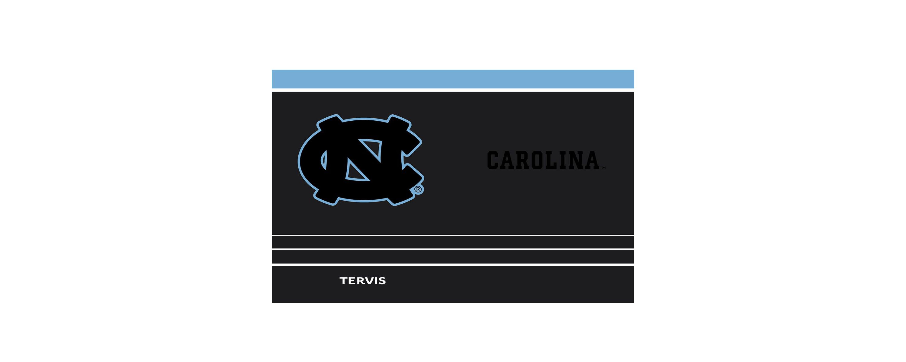 NCAA North Carolina Tar Heels 30oz. Night Game Tumbler with Straw