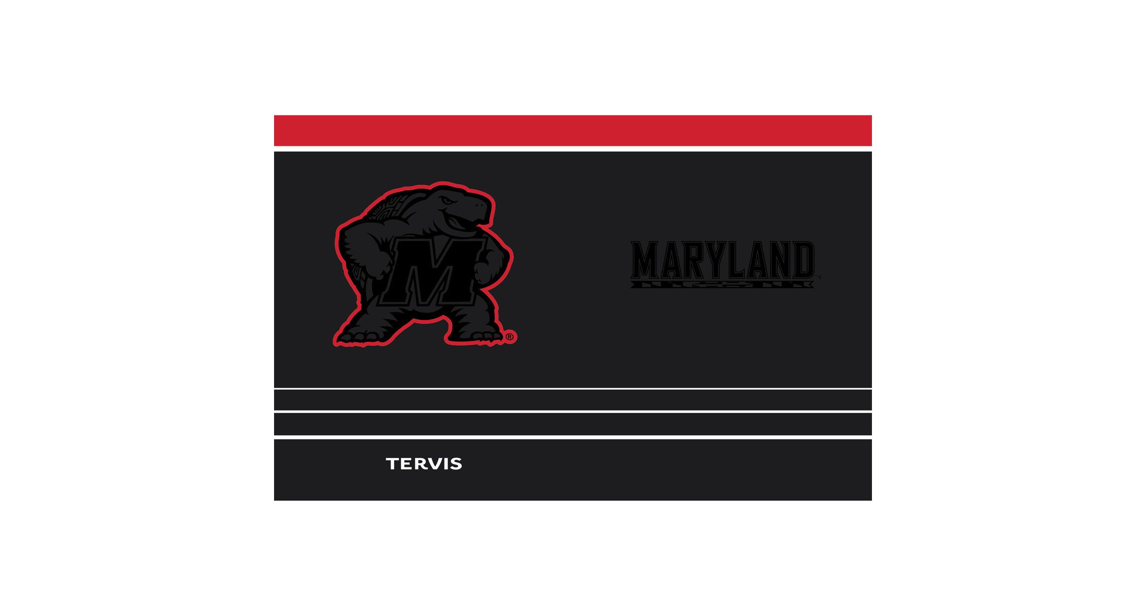 NCAA Maryland Terrapins 30oz. Night Game Tumbler with Straw