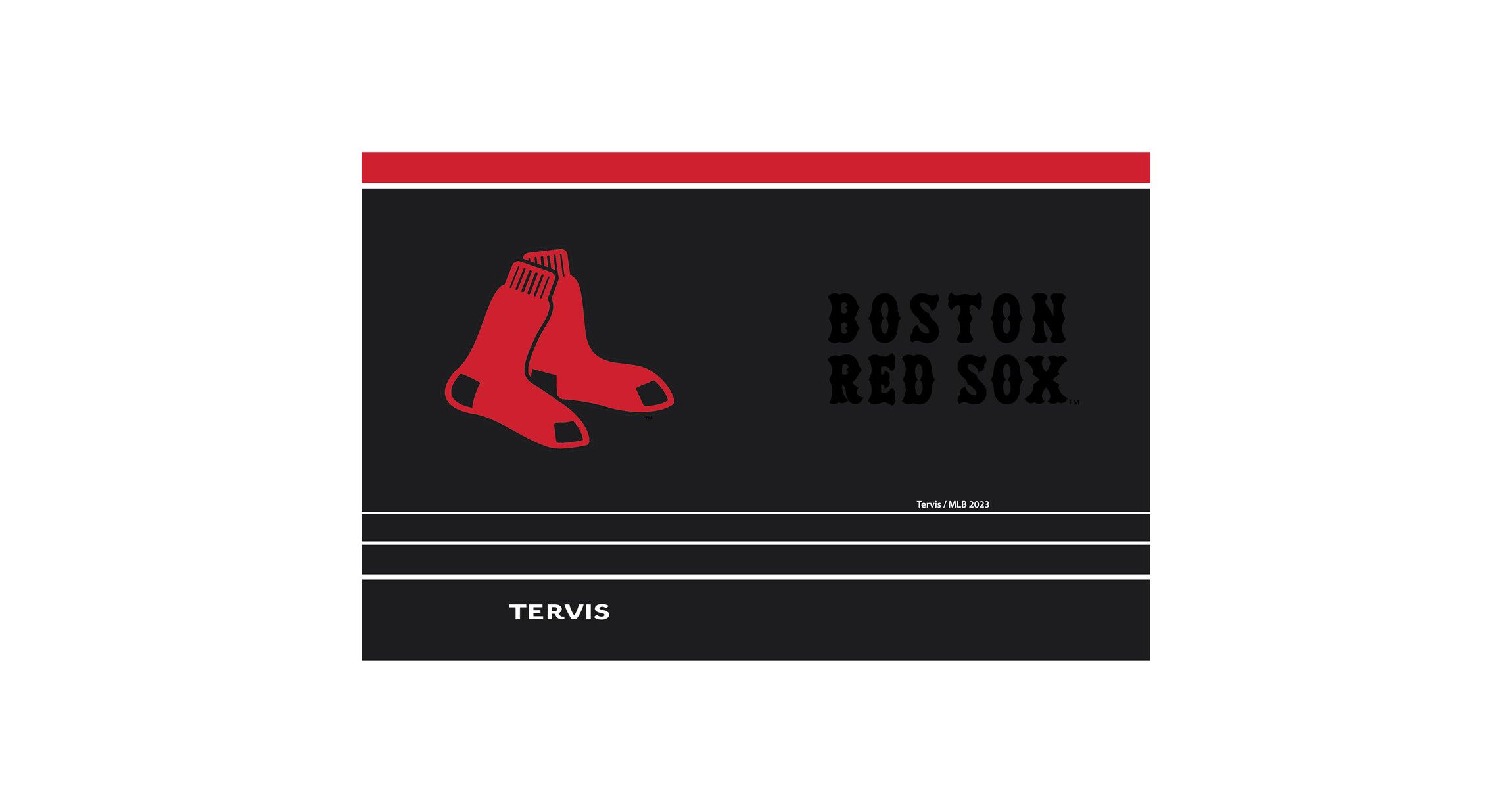 Boston Red Sox MLB Boston Sox 30oz. Night Game Tumbler with Straw