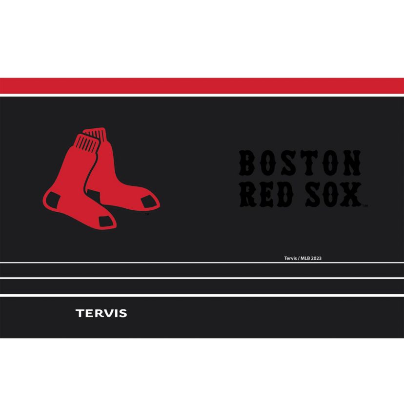 Boston Red Sox MLB Boston Sox 30oz. Night Game Tumbler with Straw