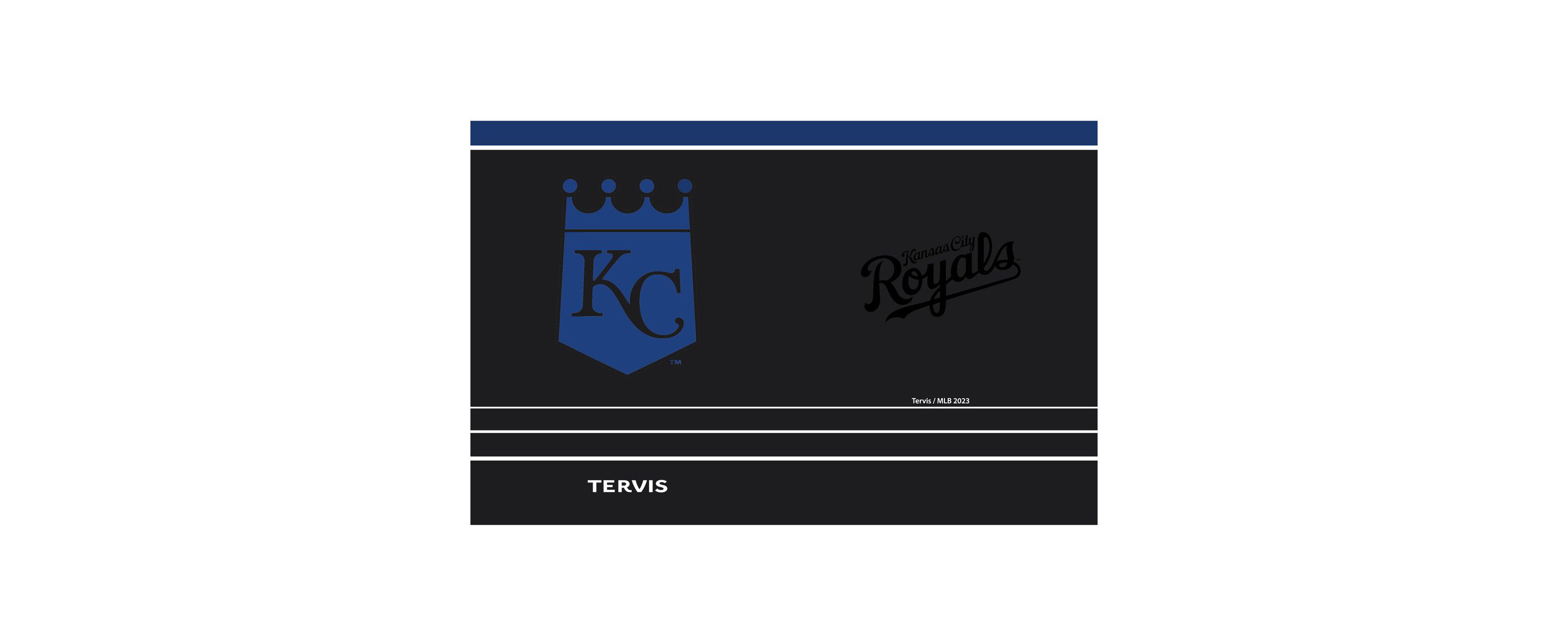 MLB Kansas City Royals 30oz. Night Game Tumbler with Straw