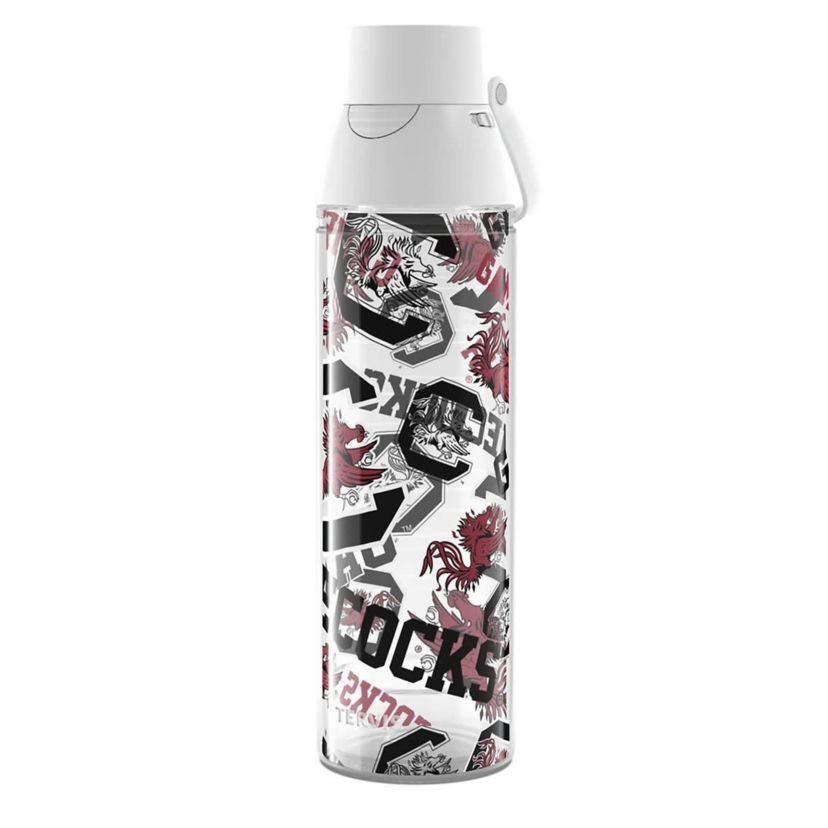 NCAA South Carolina Gamecocks 24oz. Allover Venture Lite Water Bottle
