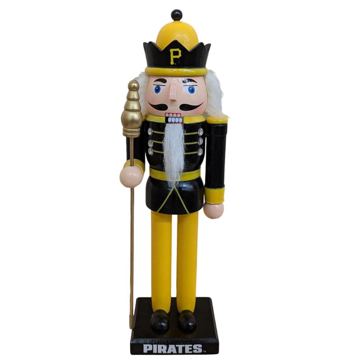 MLB Pittsburgh Pirates 12" Wooden Nutcracker Statue