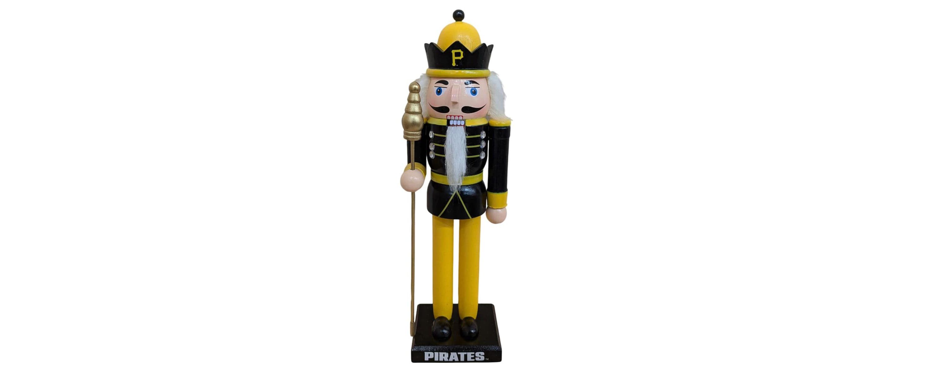 MLB Pittsburgh Pirates 12" Wooden Nutcracker Statue