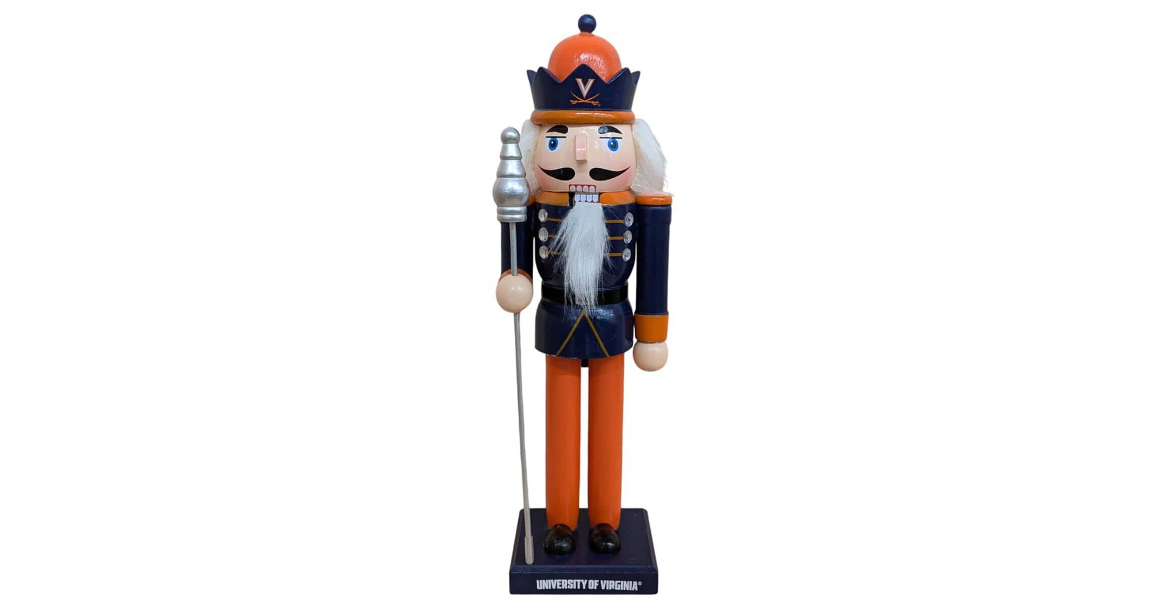 NCAA Virginia Cavaliers 12" Wooden Nutcracker Statue