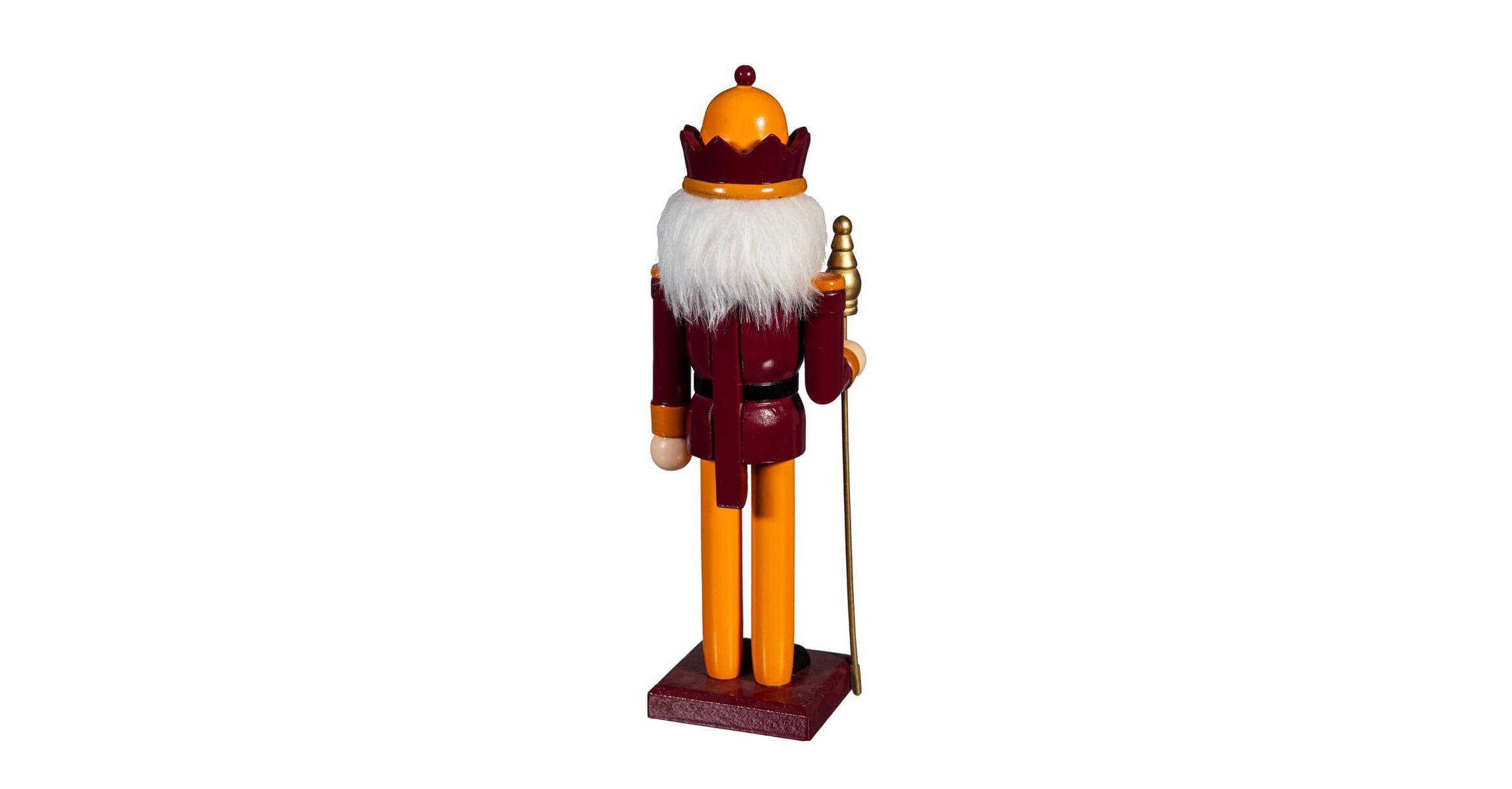 NCAA Virginia Tech Hokies 12" Wooden Nutcracker Statue