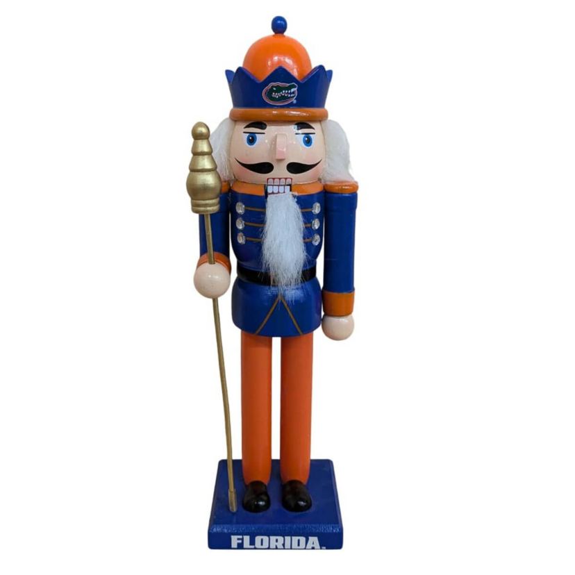 NCAA Florida Gators 12" Wooden Nutcracker Statue