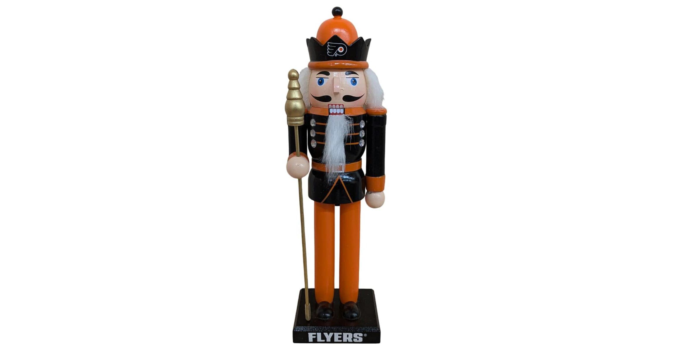 NHL Philadelphia Flyers 12" Wooden Nutcracker Statue