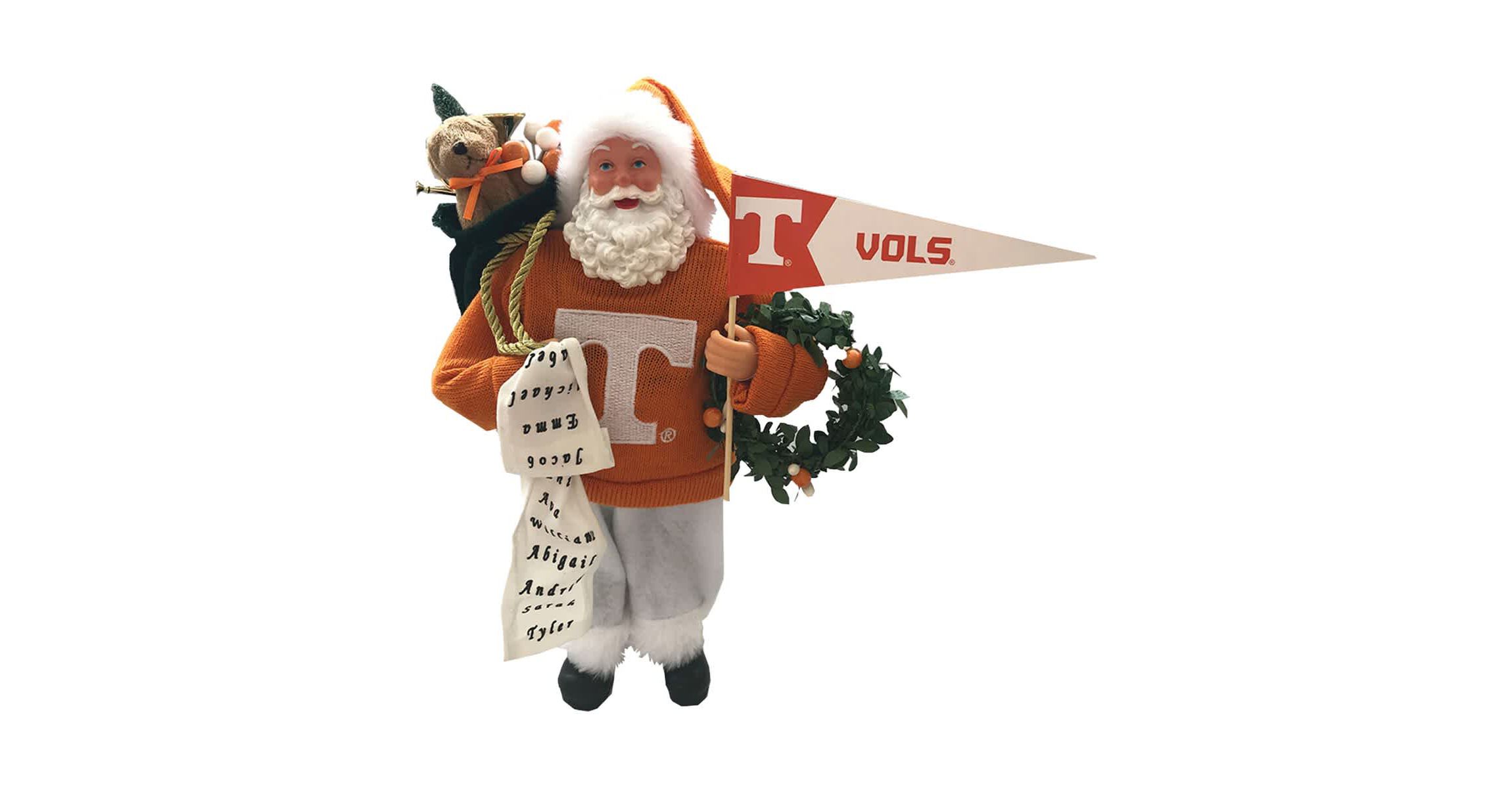 NCAA Tennessee Volunteers 12" Proud Santa