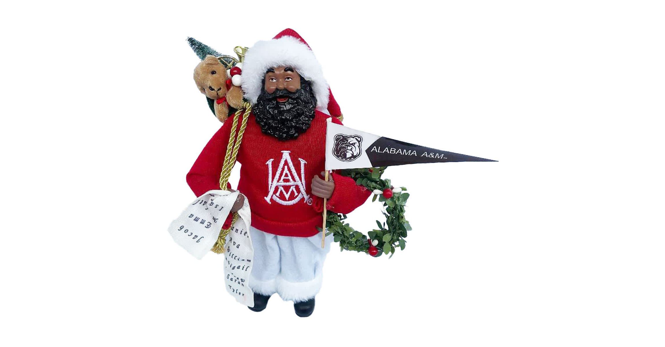 NCAA Alabama A&M Bulldogs 12" Proud Santa