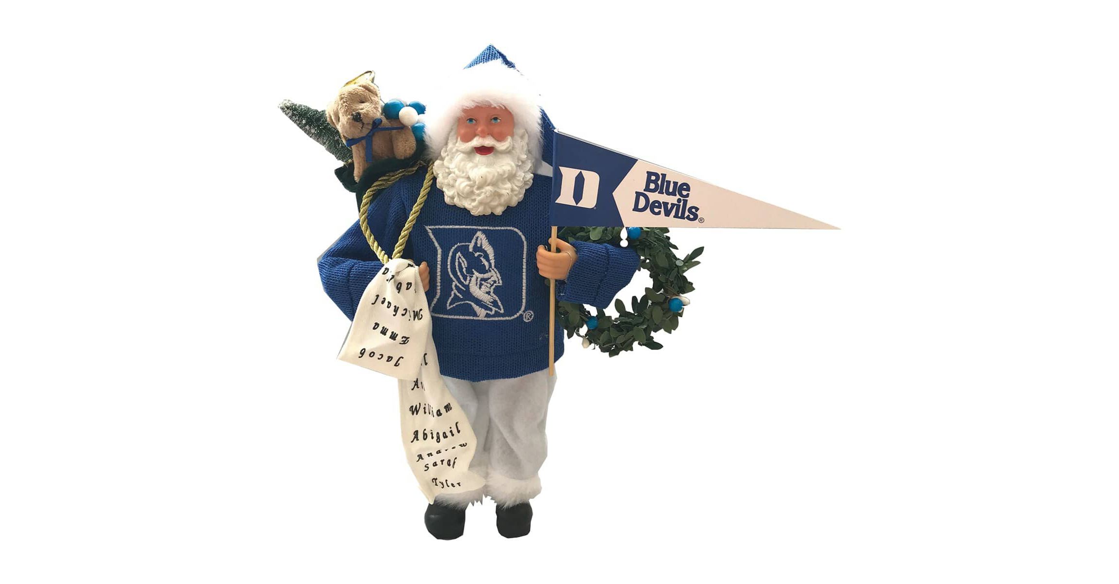 Duke Blue Devils NCAA Duke Devils 12" Proud Santa
