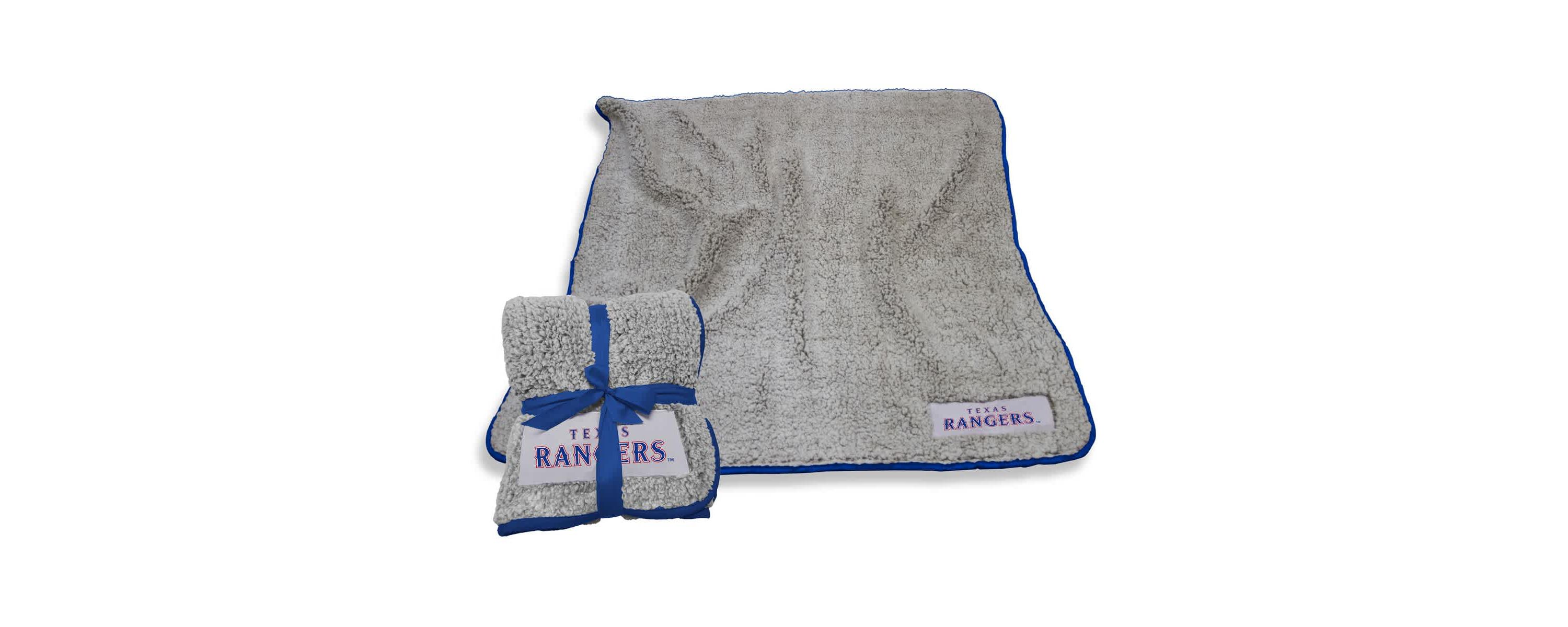 MLB Texas Rangers 50 x 60 Frosty Fleece Team Blanket