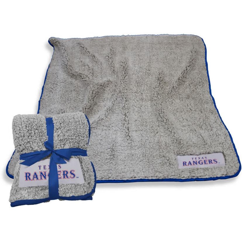 MLB Texas Rangers 50 x 60 Frosty Fleece Team Blanket