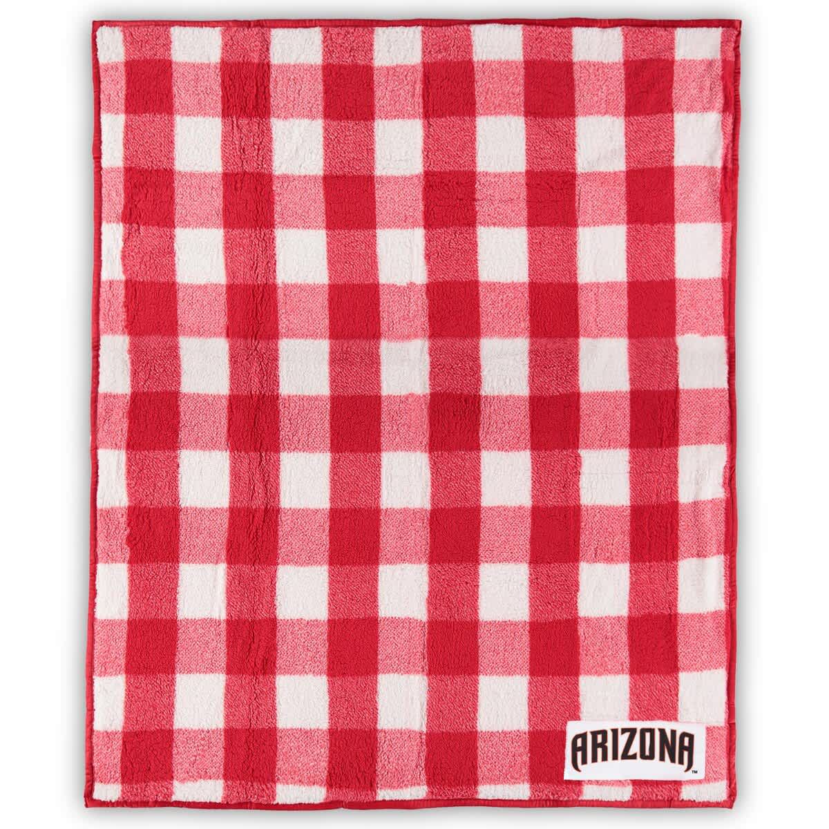 MLB Arizona Diamondbacks 50 x 60 Buffalo Check Frosty Fleece Blanket