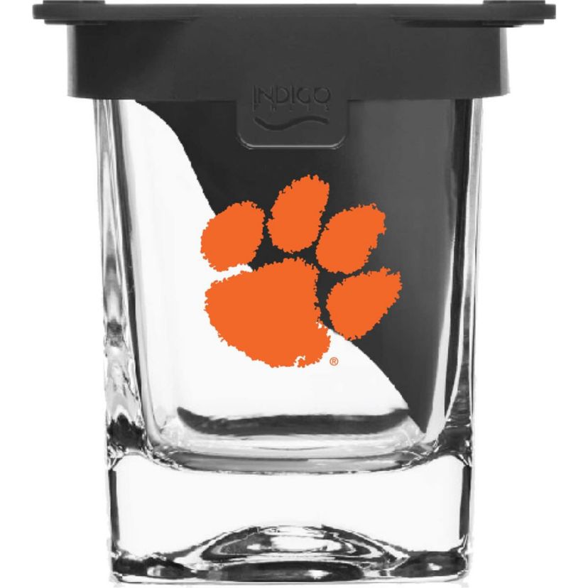 NCAA Clemson Tigers 10oz. Ice Wedge Glass
