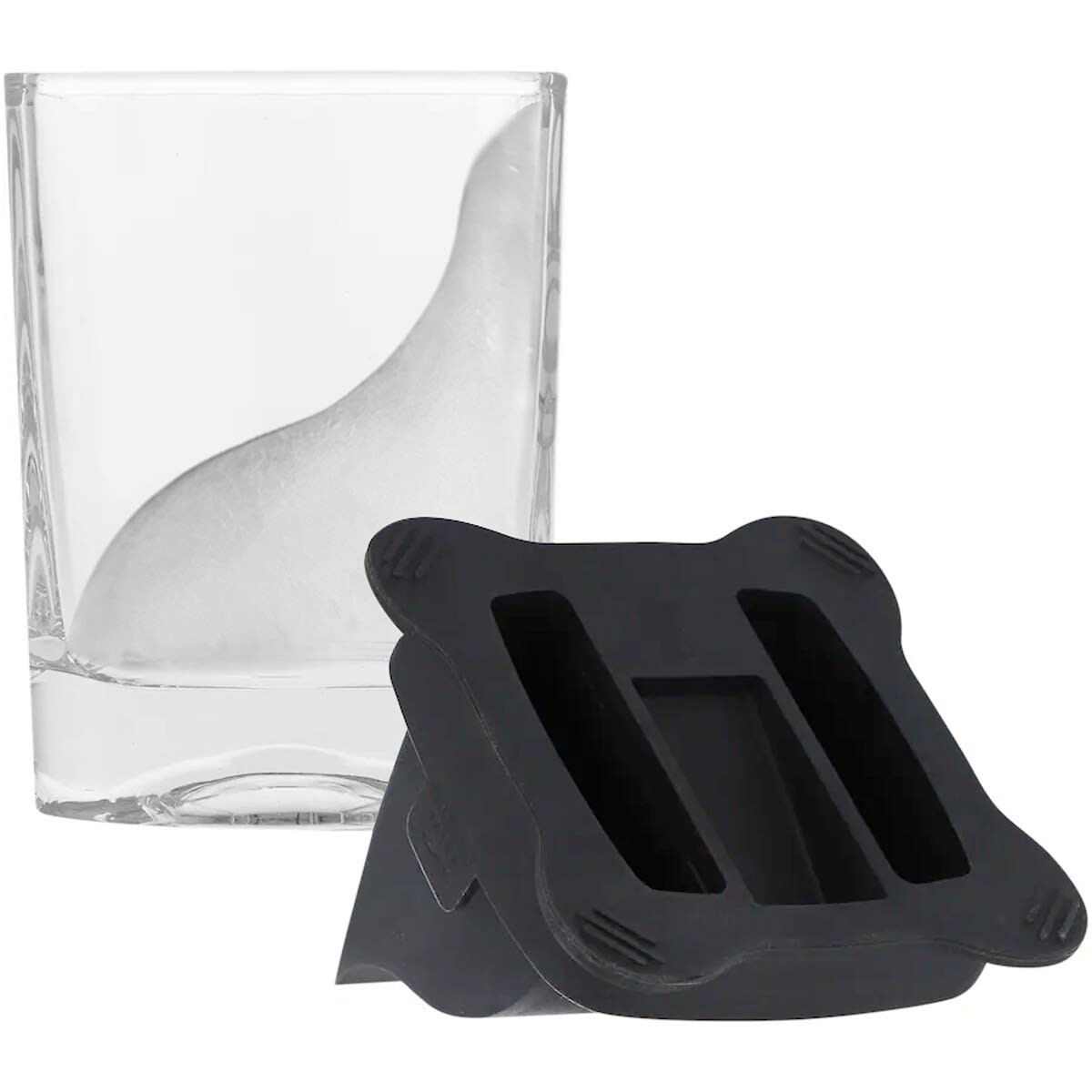 NCAA Kansas Jayhawks 10oz. Ice Wedge Glass