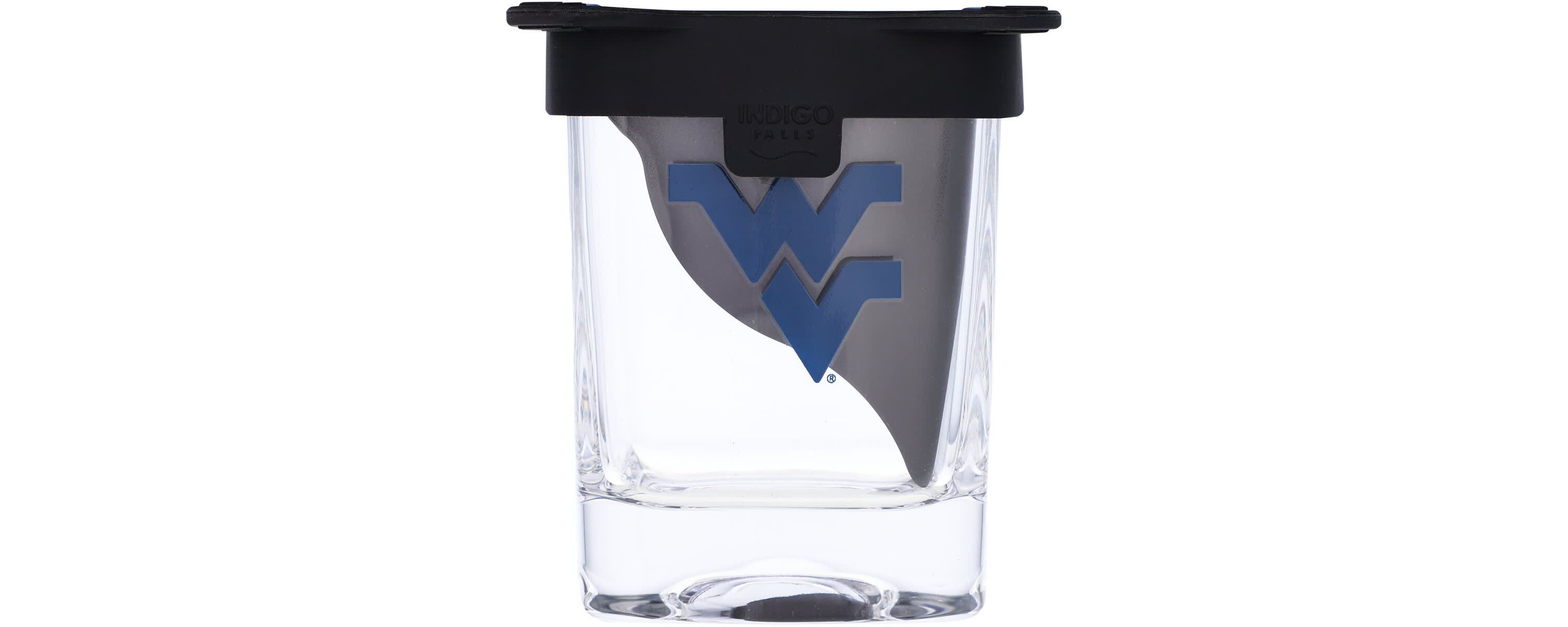 NCAA West Virginia Mountaineers 10oz. Ice Wedge Glass