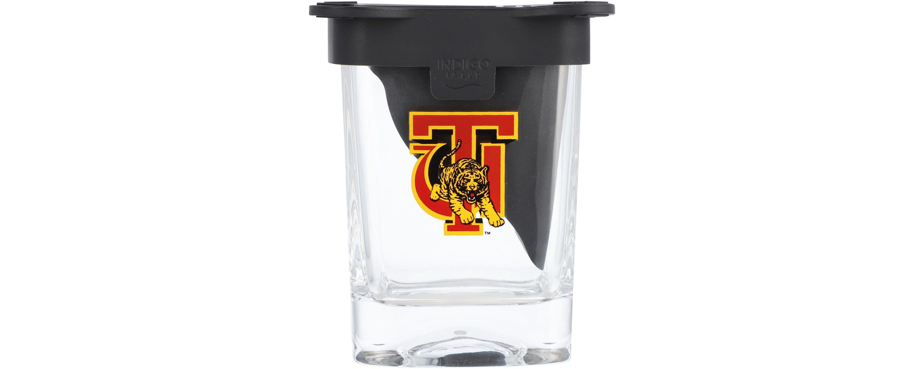 NCAA Tuskegee Golden Tigers 10oz. Ice Wedge Glass