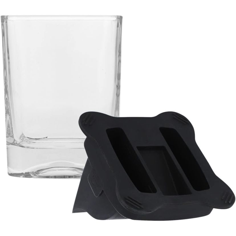 NCAA Tuskegee Golden Tigers 10oz. Ice Wedge Glass