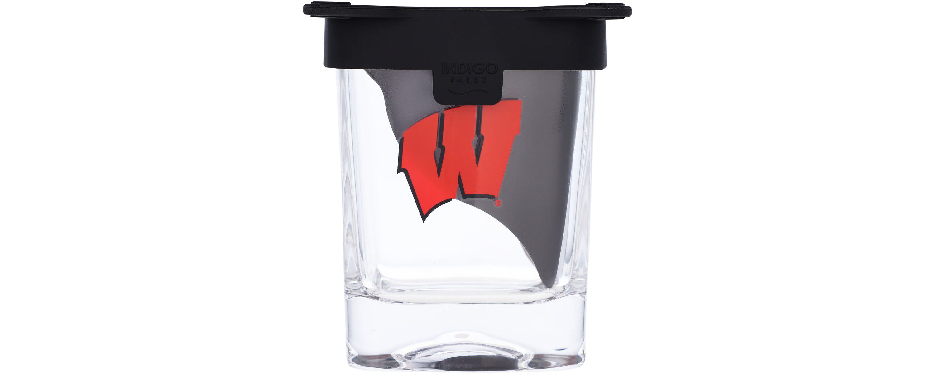 NCAA Wisconsin Badgers 10oz. Ice Wedge Glass