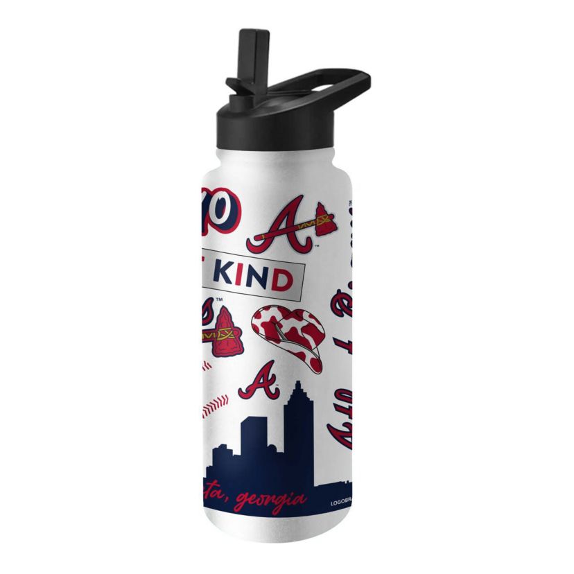MLB Atlanta Braves 34oz. Native Quencher Bottle