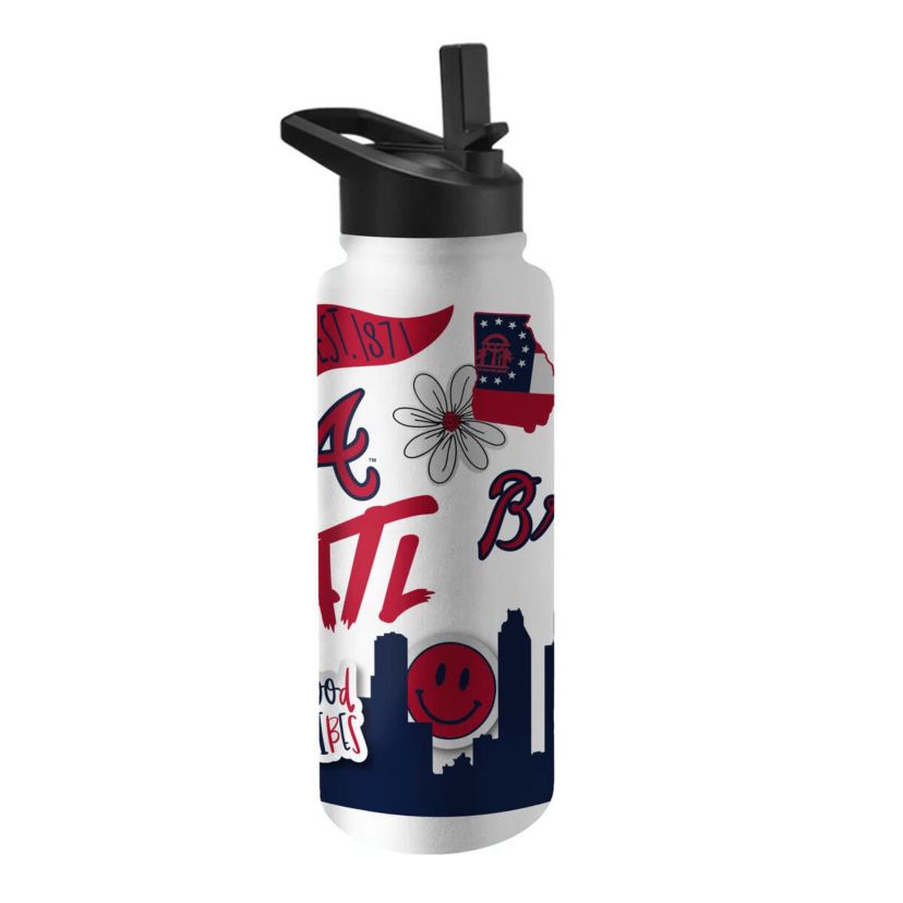 MLB Atlanta Braves 34oz. Native Quencher Bottle