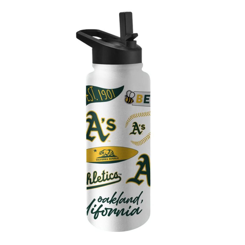 Cooperstown Teams Oakland Athletics 34oz. Native Quencher Bottle