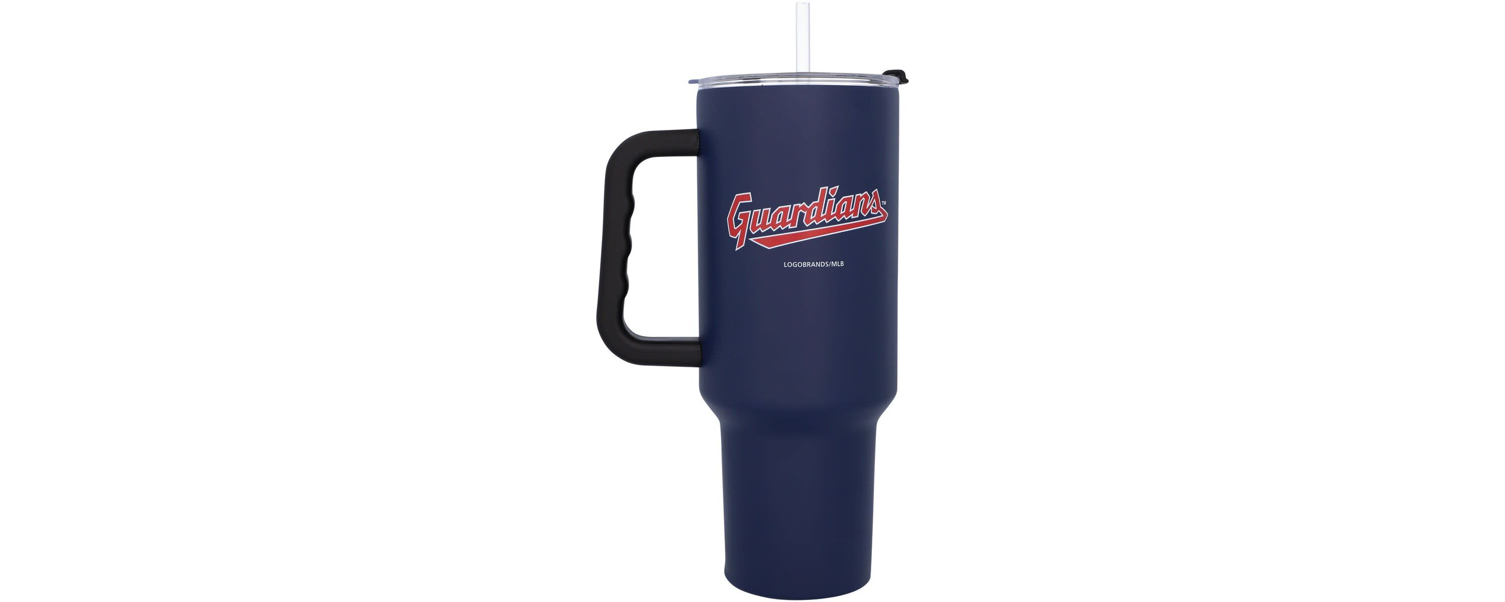 MLB Cleveland Guardians 40oz. Travel Tumbler with Handle
