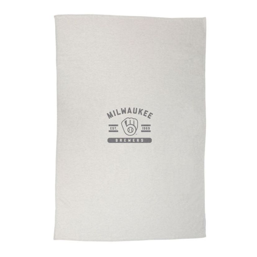 MLB Milwaukee Brewers 54 x 84 Sweatshirt Blanket