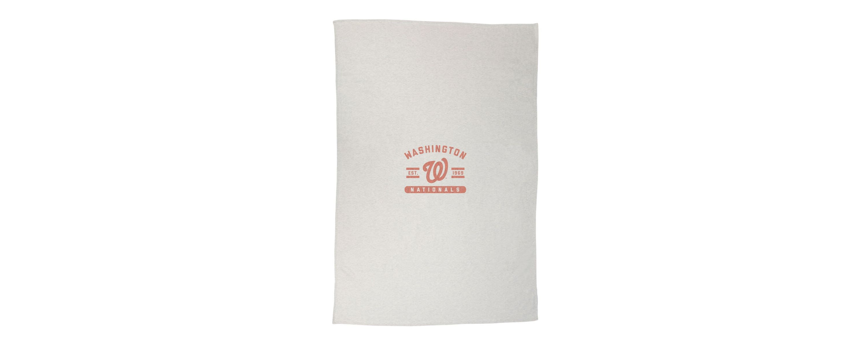 MLB Washington Nationals 54 x 84 Sweatshirt Blanket