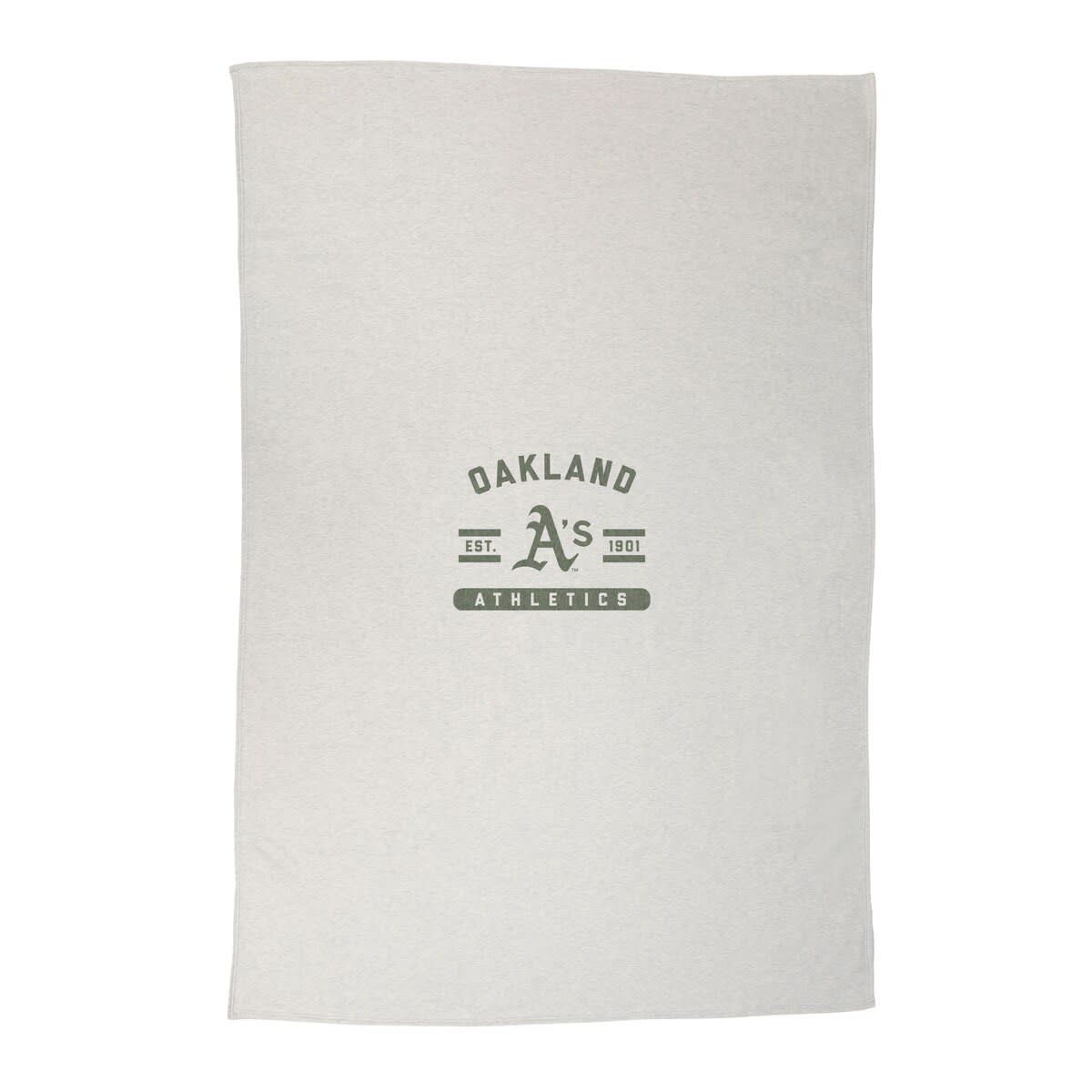 MLB Oakland Athletics 54 x 84 Sweatshirt Blanket