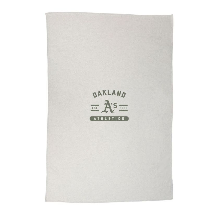 MLB Oakland Athletics 54 x 84 Sweatshirt Blanket