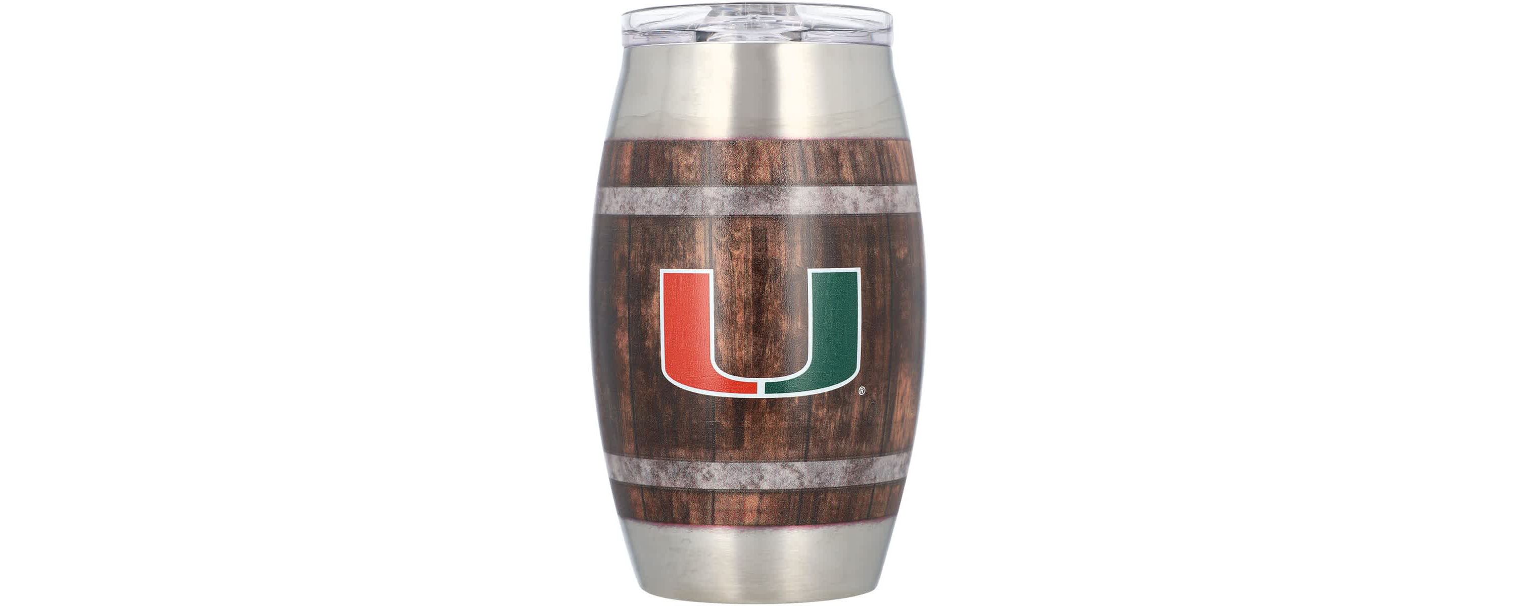 Miami (FL) Hurricanes NCAA Miami Hurricanes 15oz. Barrel Tumbler