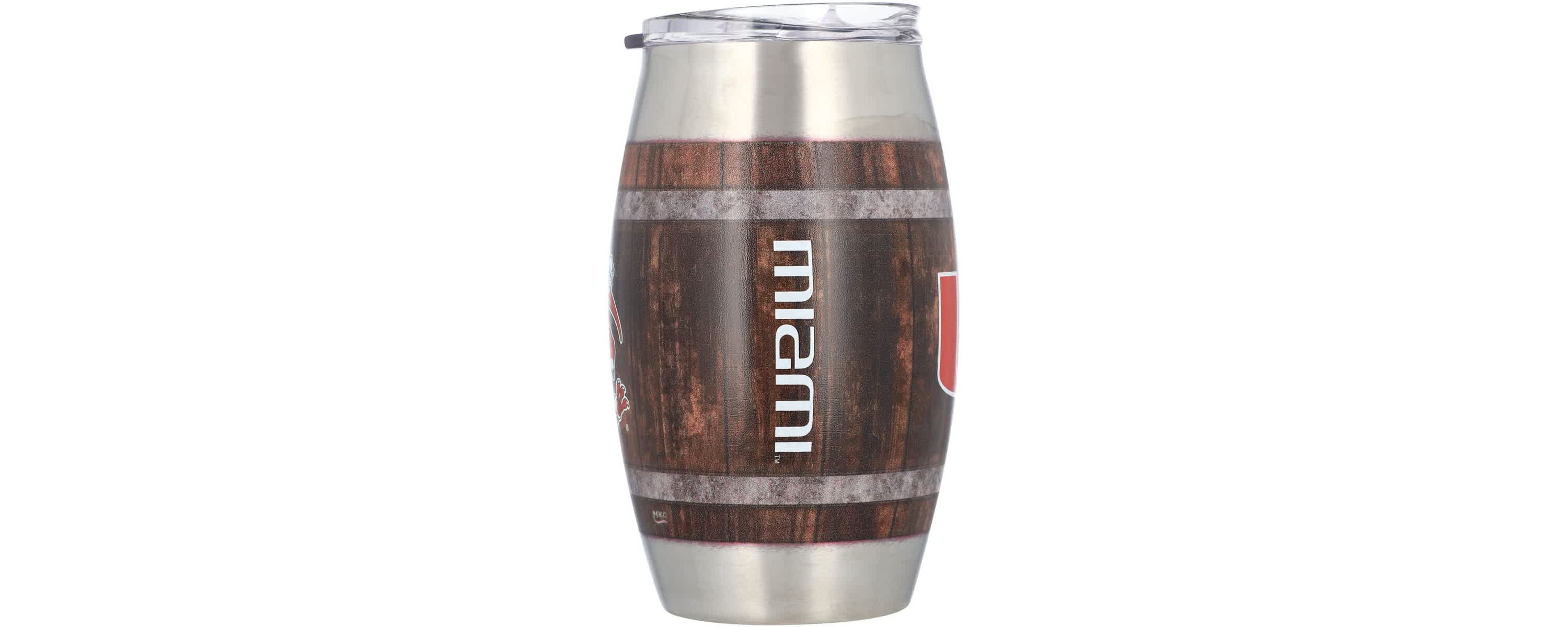 Miami (FL) Hurricanes NCAA Miami Hurricanes 15oz. Barrel Tumbler
