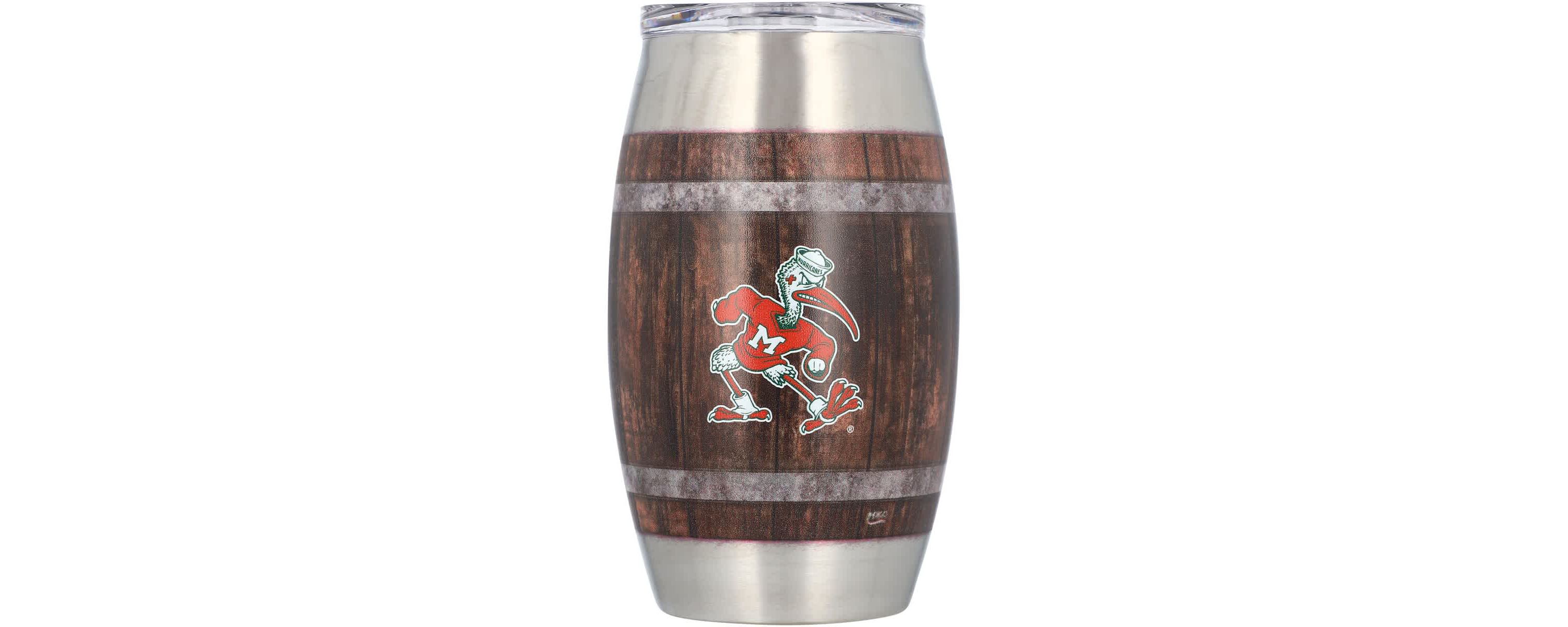 Miami (FL) Hurricanes NCAA Miami Hurricanes 15oz. Barrel Tumbler