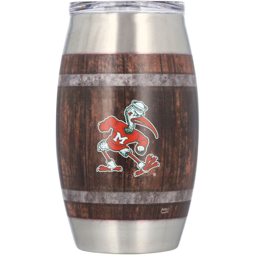 Miami (FL) Hurricanes NCAA Miami Hurricanes 15oz. Barrel Tumbler