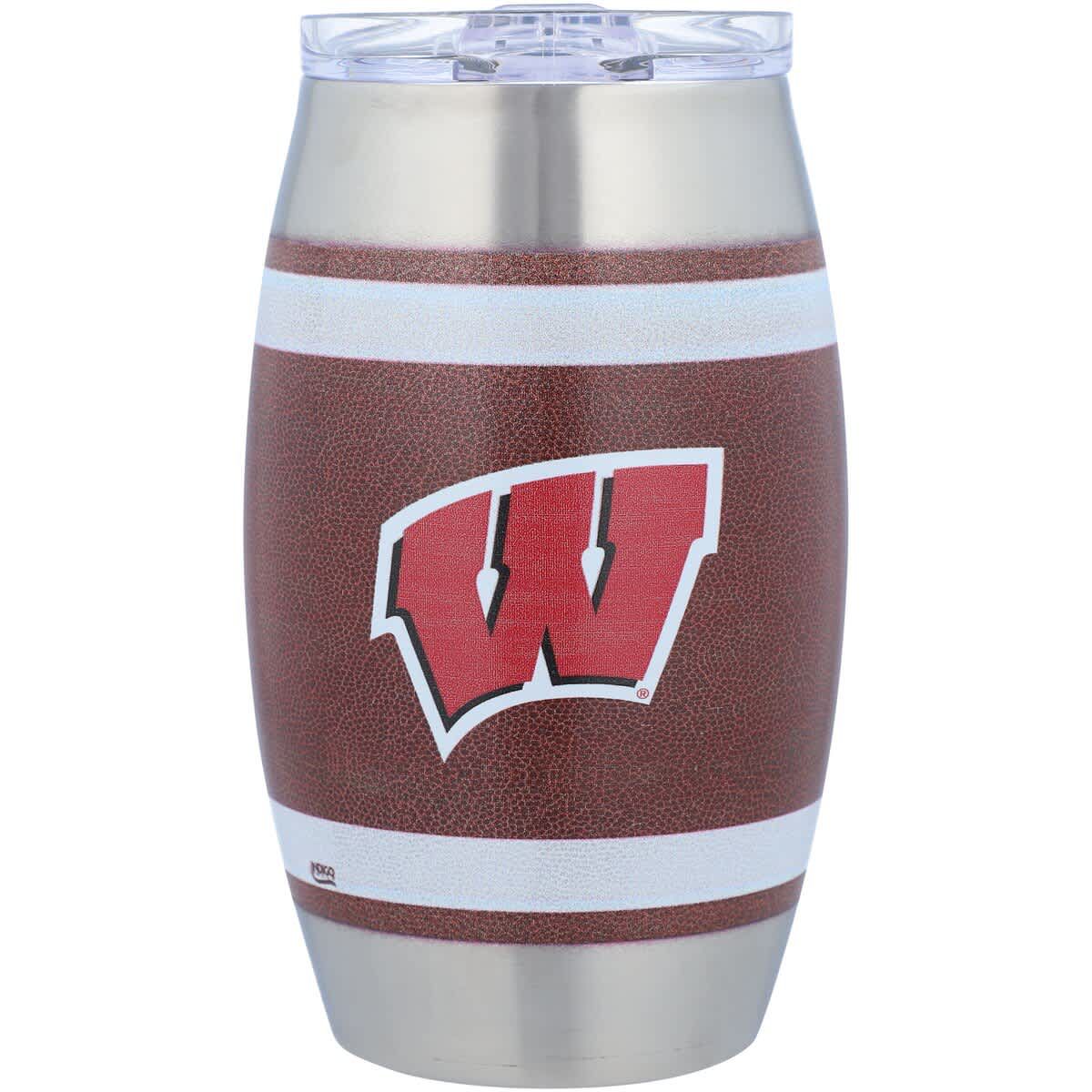NCAA Wisconsin Badgers 15oz. Football Tumbler