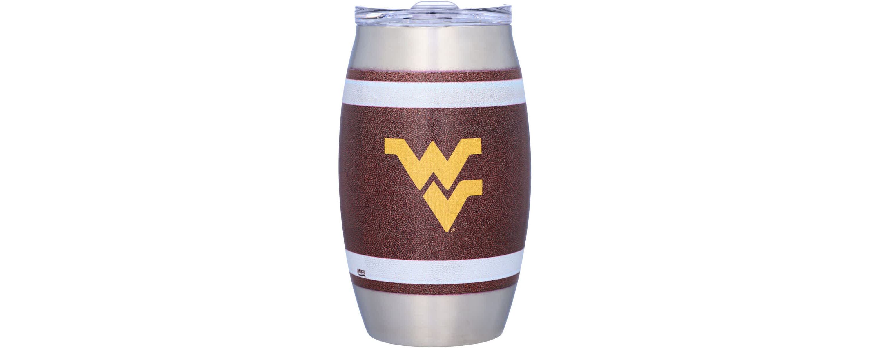 NCAA West Virginia Mountaineers 15oz. Football Tumbler