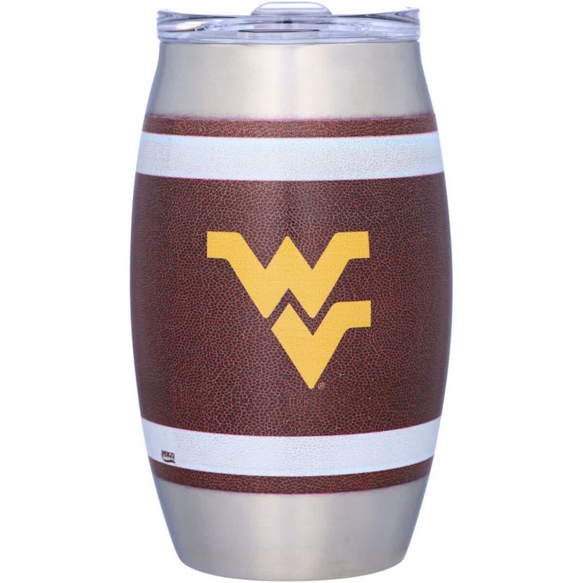 NCAA West Virginia Mountaineers 15oz. Football Tumbler