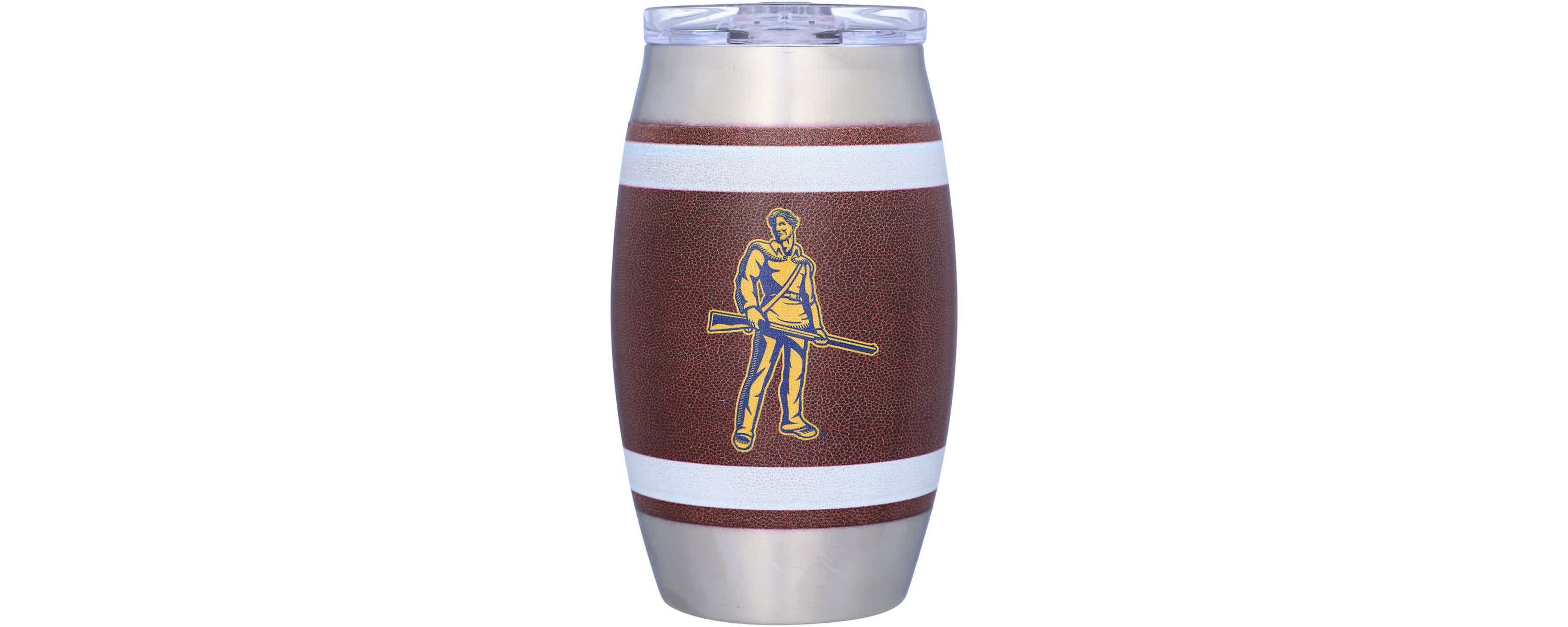 NCAA West Virginia Mountaineers 15oz. Football Tumbler