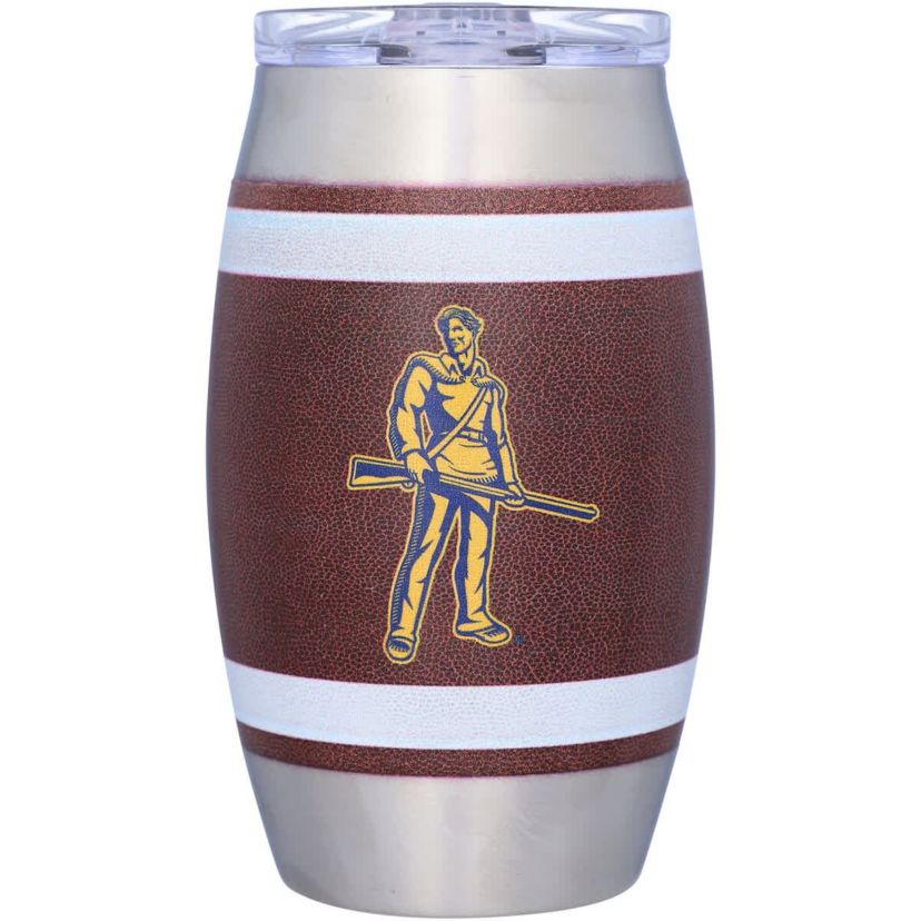 NCAA West Virginia Mountaineers 15oz. Football Tumbler